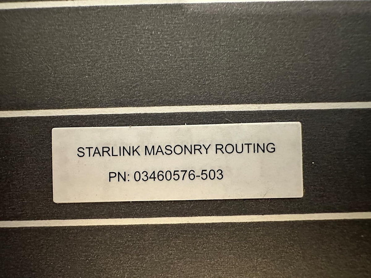 Starlink Masonry Routing Kit