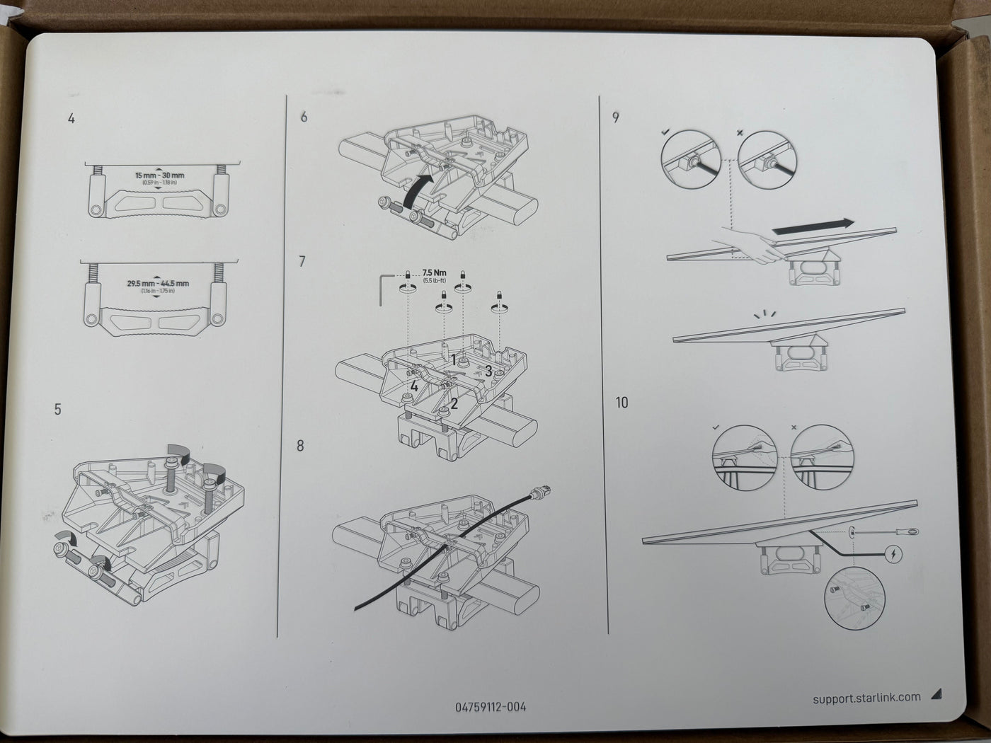 Starlink Standard Gen 3 (V4) Roof Rack Mount