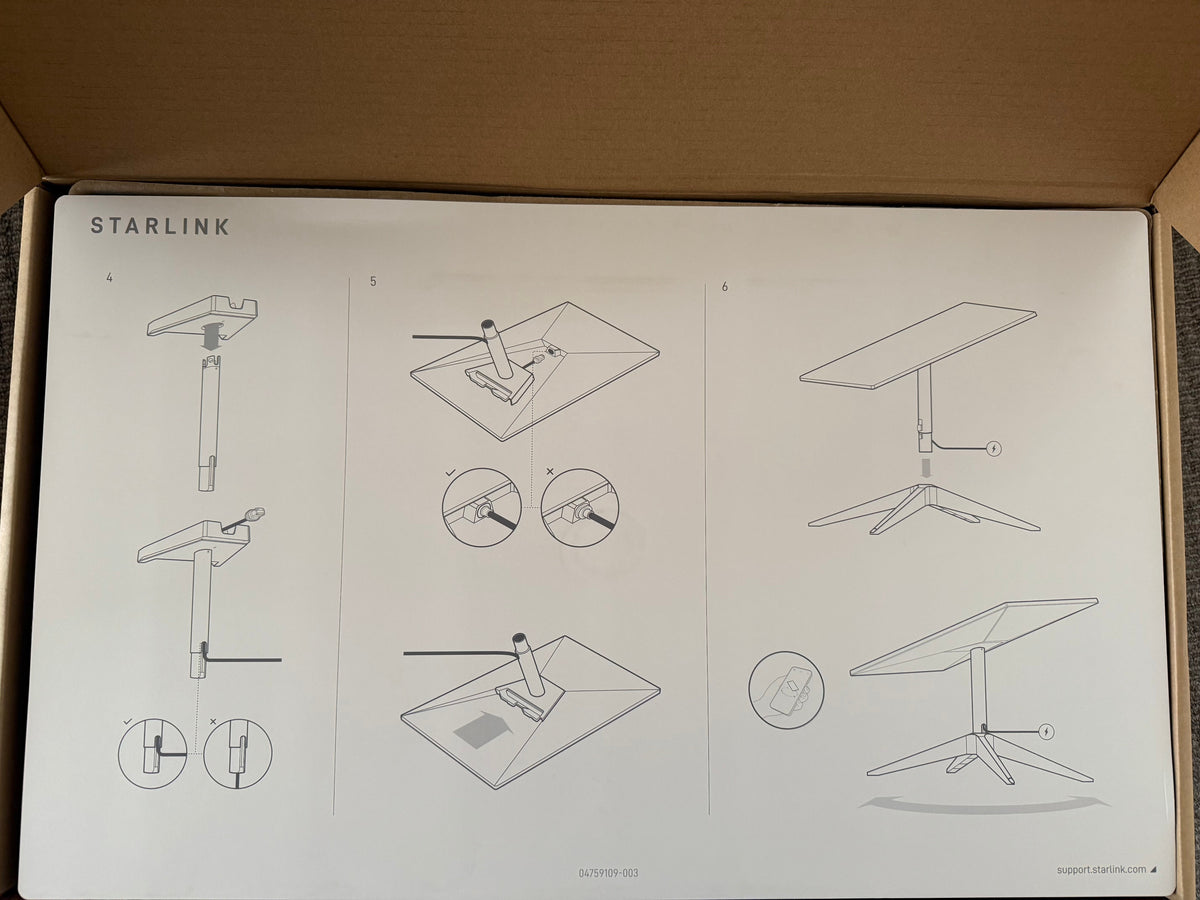 Starlink Standard Gen 3 (V4) X-Frame Base