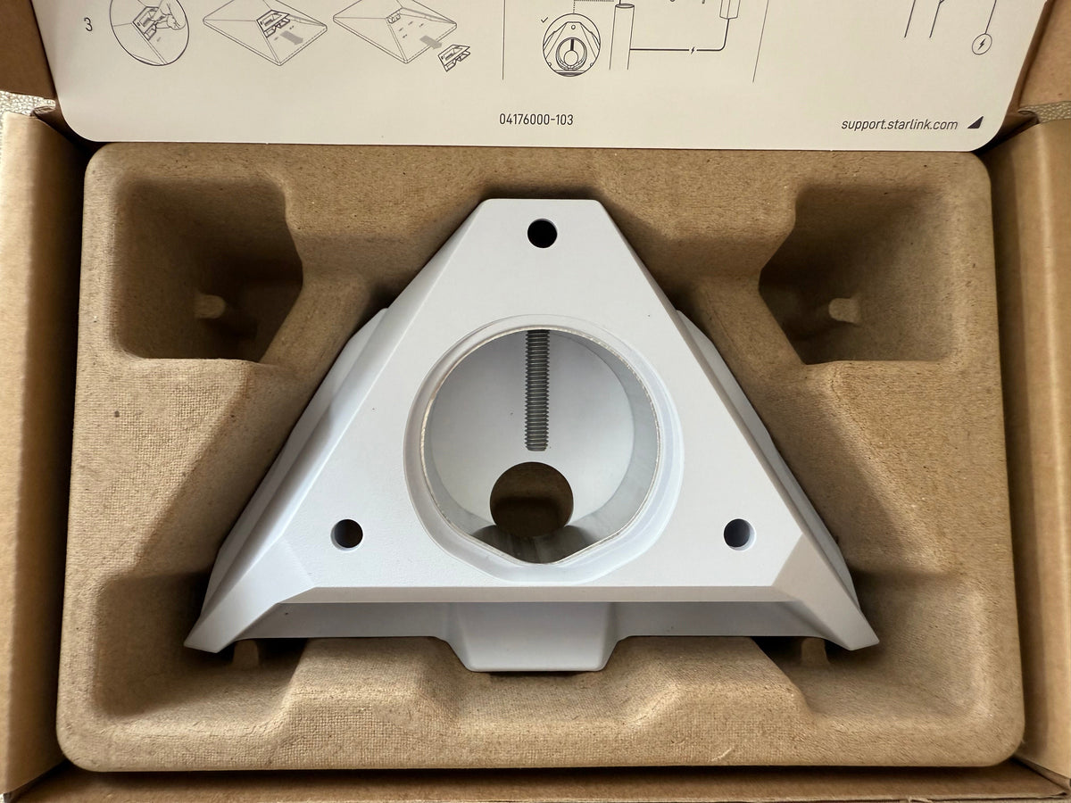 Starlink Mini Pipe Adapter and Flat Mount