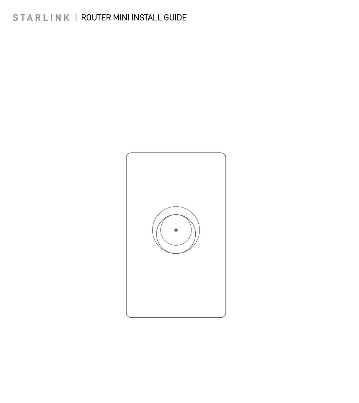 Starlink Router Mini