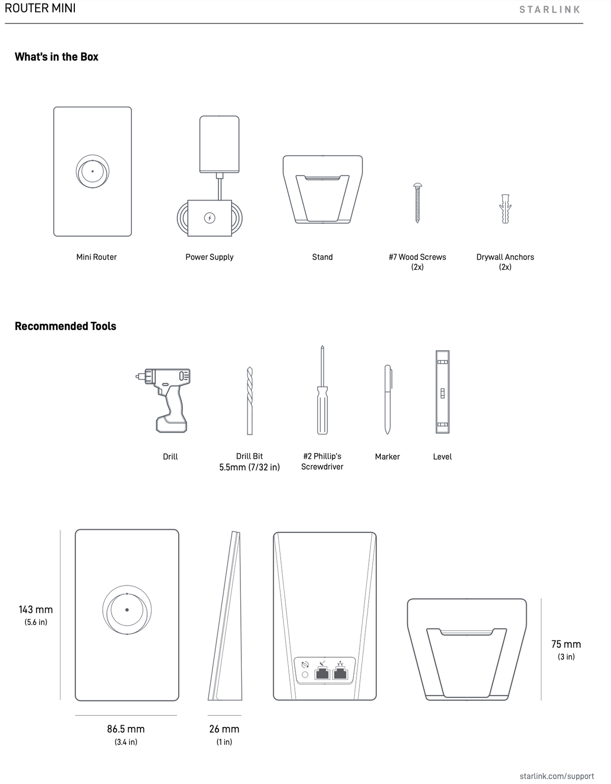 Starlink Router Mini